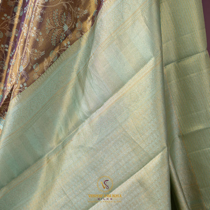 Kanchipuram Silk Saree-VSKP118