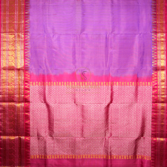 Light Purple Venkatagiri Silk Sarees