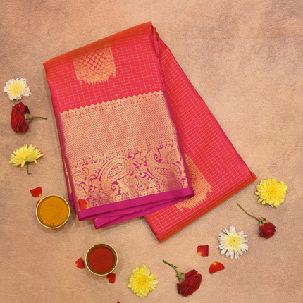 Kanchipuram Silk Saree-VSKP140