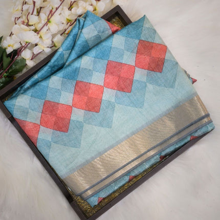 Maheswari Silk Sarees-VSMSS05 Blue