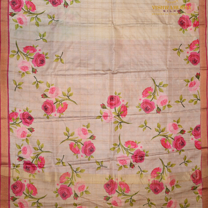 Semi Tussar-VSST13A Beige