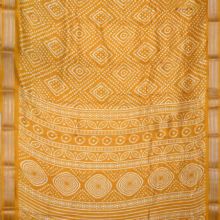 Bandhini Saree-VSBN1C yellow