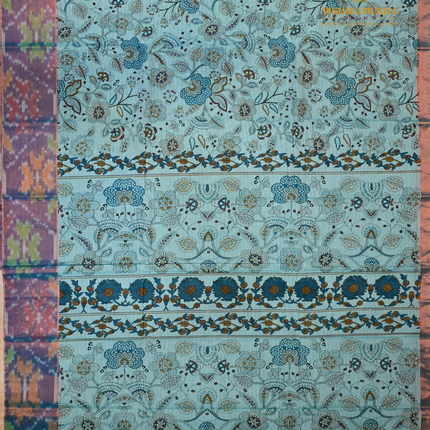 Kanchi Cotton-VSKC12 Peacock blue