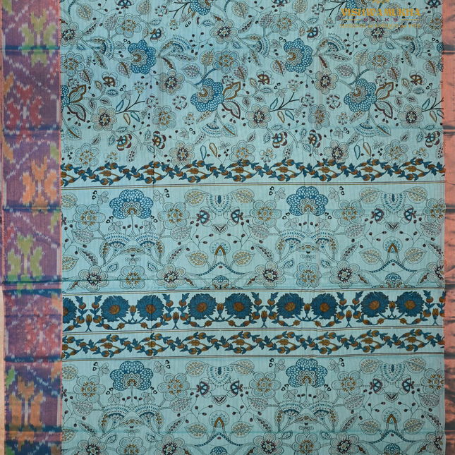 Kanchi Cotton-VSKC12 Peacock blue