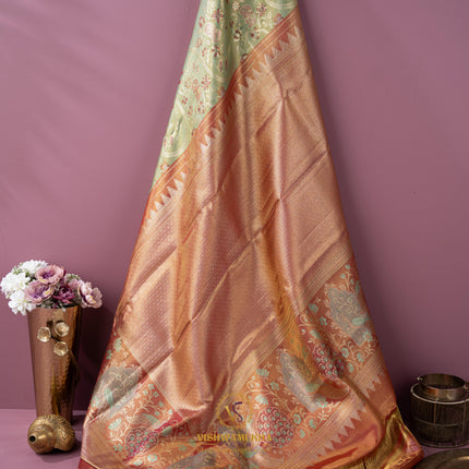 Kanchipuram Silk Saree-VSKP119
