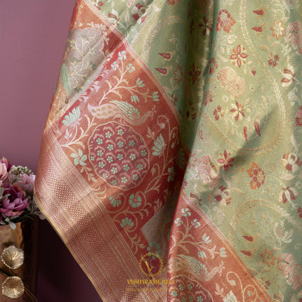 Kanchipuram Silk Saree-VSKP119