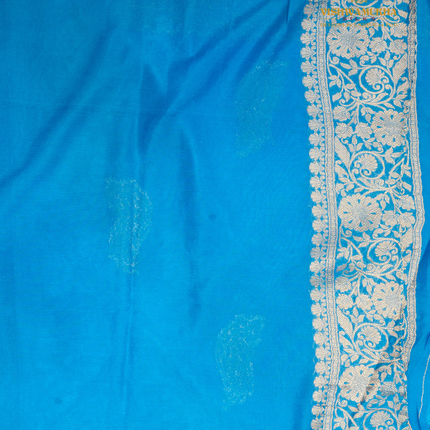 Banaras Georgette-VSGF9A Sky blue
