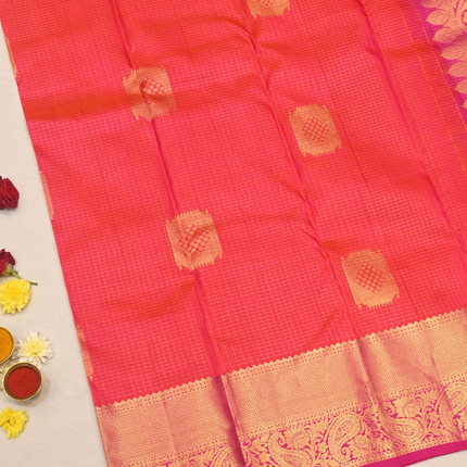 Kanchipuram Silk Saree-VSKP140
