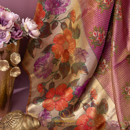 Kanchipuram Silk Saree-VSKP120