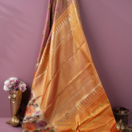 Kanchipuram Silk Saree-VSKP120
