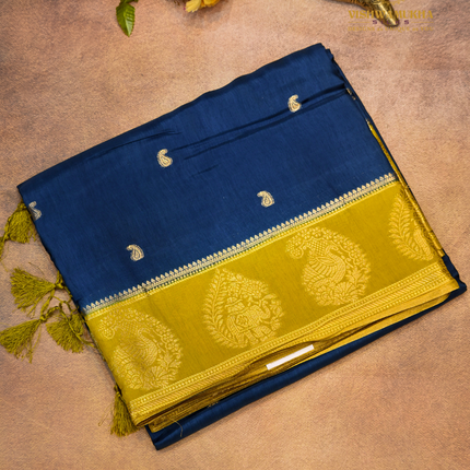 Dola Silk-VSD2A Peacock Blue