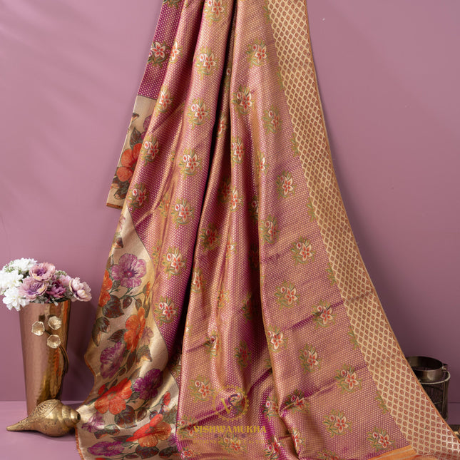 Kanchipuram Silk Saree-VSKP120