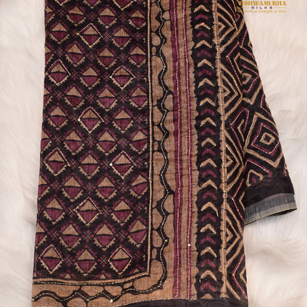 Chanderi Saree-VSC50A