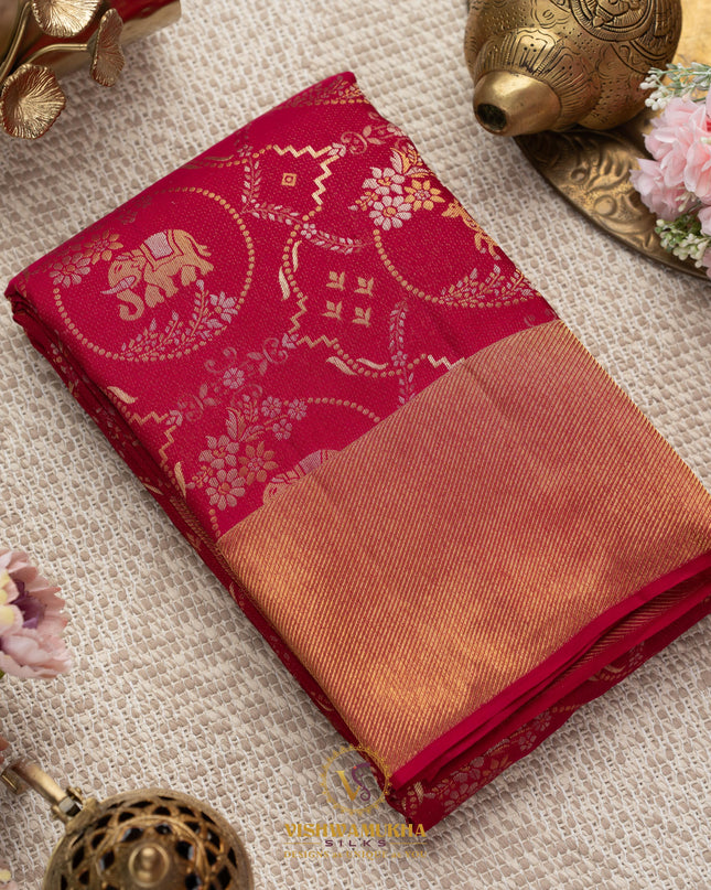 Kanchipuram Silk Saree-VSKP103