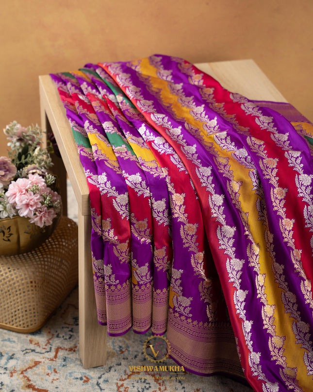 Pure Banarasi Katan Silk-VSPBS11