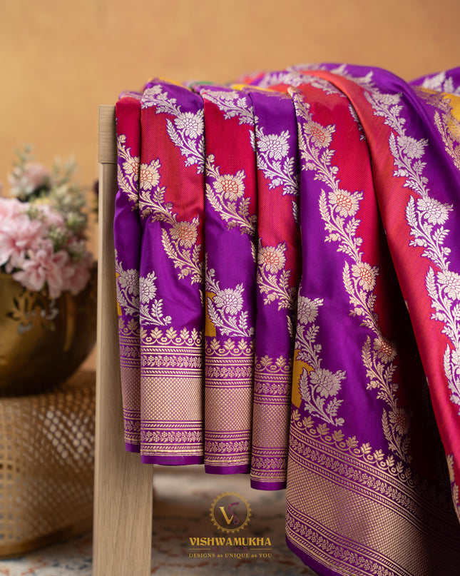 Pure Banarasi Katan Silk-VSPBS11