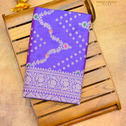 Banaras Soft Silk-VSBS3D Violet