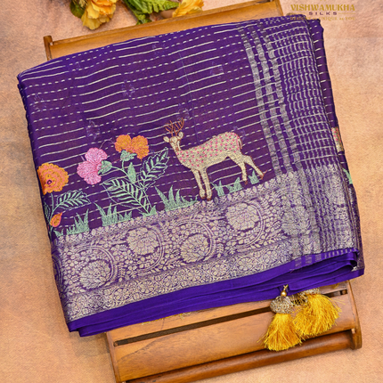 Dola Silk-VSD3 Royal Blue