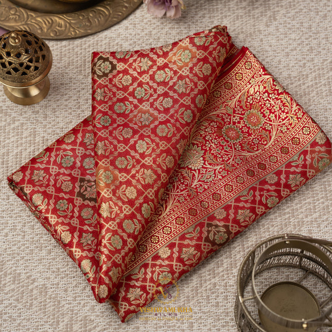 Kanchipuram Silk Saree-VSKP121
