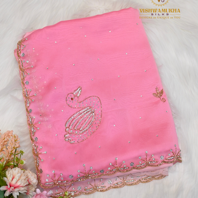 Satin Crepe-VSCRP04 Pink