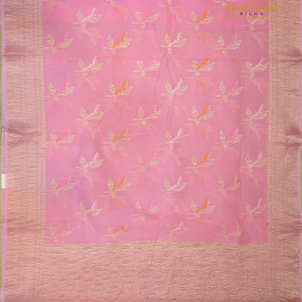 Jamdhani Crushed-VSJC9E Pink