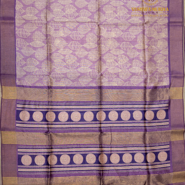Semi Tussar-VSST4 Purple