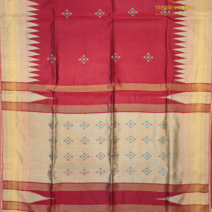 Dupion Silk-VSDS4 Red