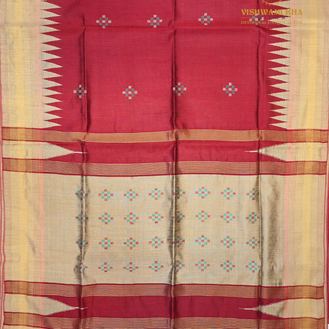 Dupion Silk-VSDS4 Red