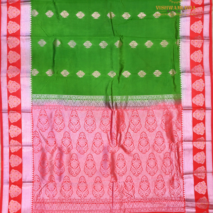 Semi Soft Pattu-VSSP48C Green