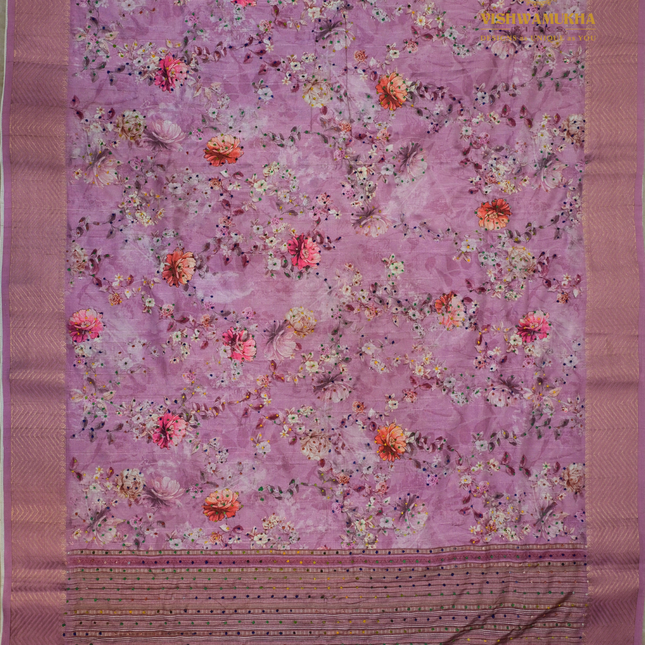 Semi Tussar Knot Work-VSST15C