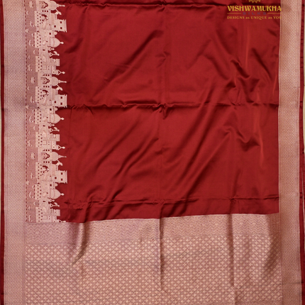 Banaras Mashru-VSBM1E Maroon
