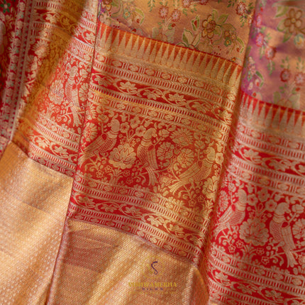 Kanchipuram Silk Saree-VSKP125