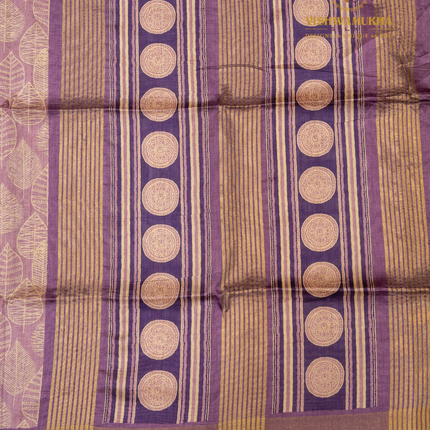 Semi Tussar-VSST4 Purple
