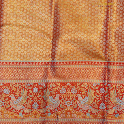 Semi pattu Meenakari-VSSP59G Sea blue