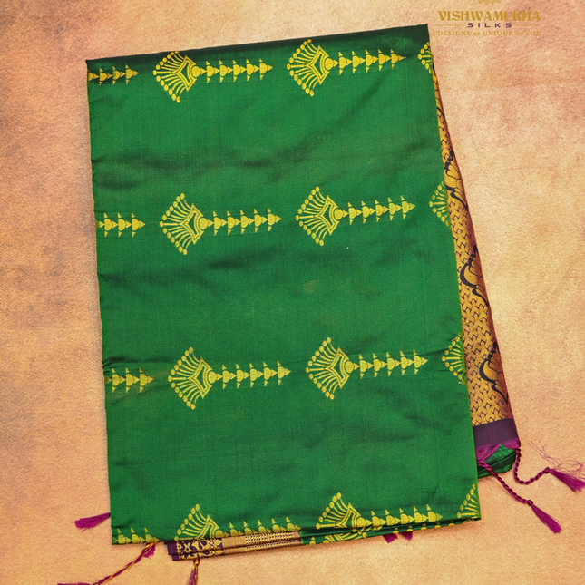 Semi Soft Pattu-VSSP47A Green