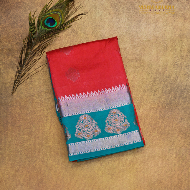 Semi Soft Pattu-VSSP48H Pink
