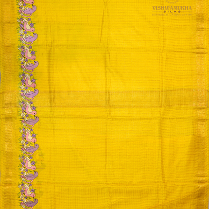 Chanderi saree-VSC33 Yellow (8)