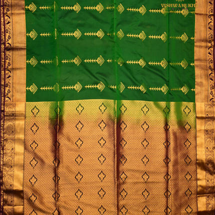 Semi Soft Pattu-VSSP47A Green