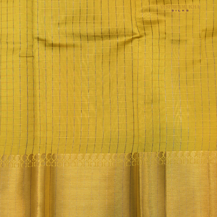 Banaras Vintage Sarees-VSBS3A Lemon green