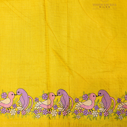 Chanderi saree-VSC33 Yellow (8)