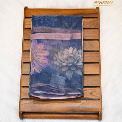Organza Fancy-VSOF12D Blue