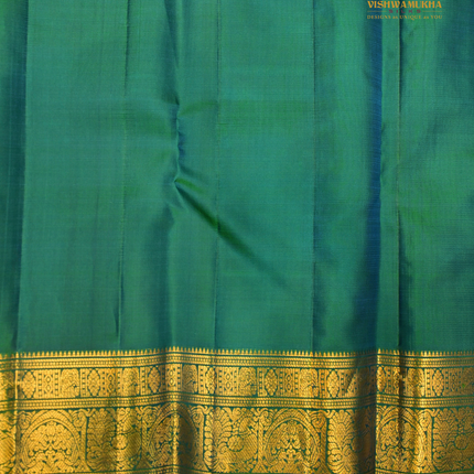 Pure Kanchipuram Silk-VSKP401 Emerald Green (Pre-Order 15Days)
