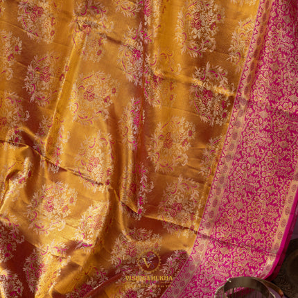 Kanchipuram Silk Saree-VSKP128
