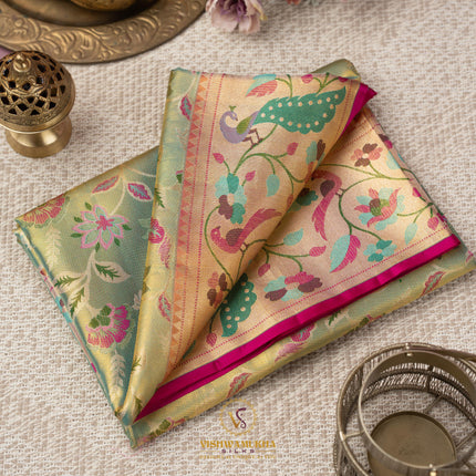 Kanchipuram Silk Saree-VSKP129