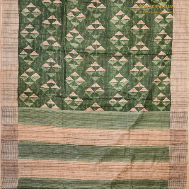 Semi Tussar-VSST6 Green