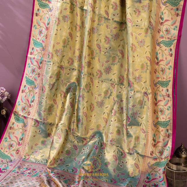 Kanchipuram Silk Saree-VSKP129