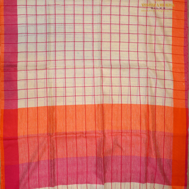 Linen Cotton-VSL27B Half White