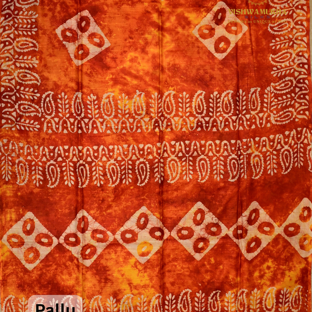 Linen Silk-VSL24A orange-red
