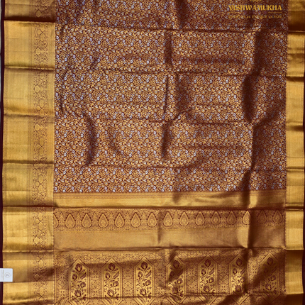 Semi pattu sarees-VSSP54 Maroon