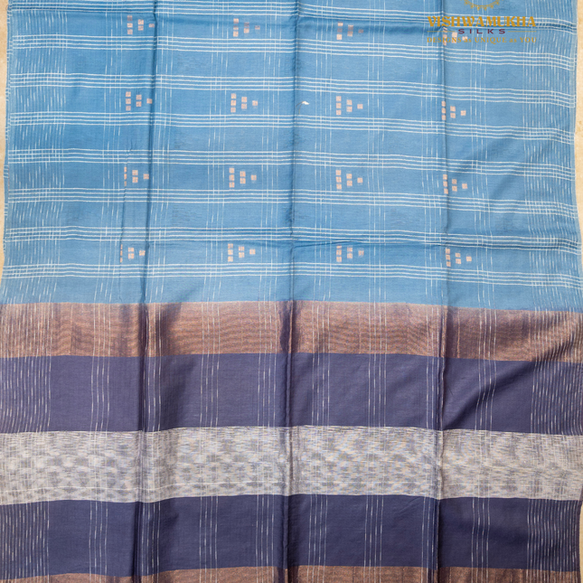 Chanderi Saree-VSC13 Blue